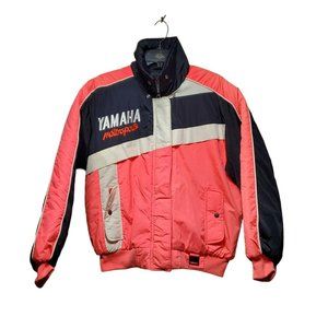Vintage Yamaha Snowmobile Women's Jacket Pink‎ Black Size Large Tall LT